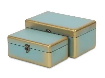 Wood Box Set 3D model