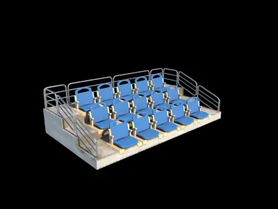 Outdoor Movable Grandstand 3D model