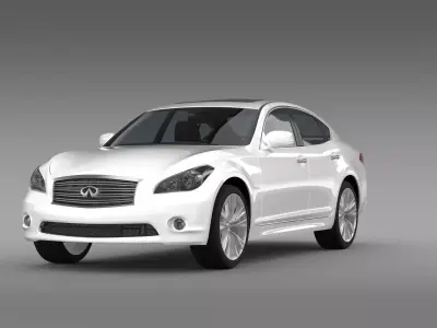 Infiniti Q 70 Hybrid Y51 2014 3D model
