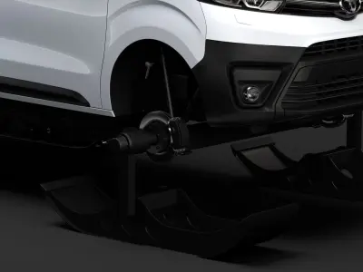 Toyota ProAce Van Ski 2018 3D model