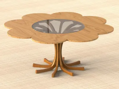 Bespoke Luxury Table Free low-poly 3D model
