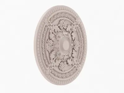 Classic Ceiling Medallion 40 3D model