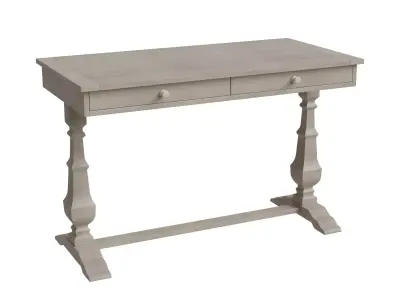 Bradding Desk Gray Low-poly 3D model