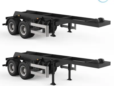 Dumper Trailer V1 3D print model