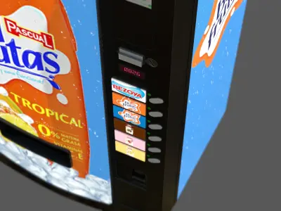 Vending Machine Low-poly 3D model