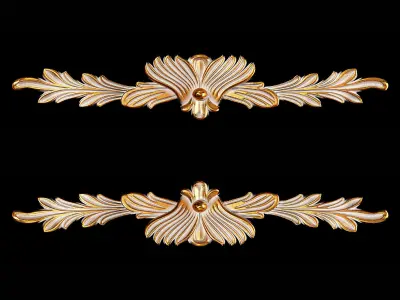Classic carved 034 3D model