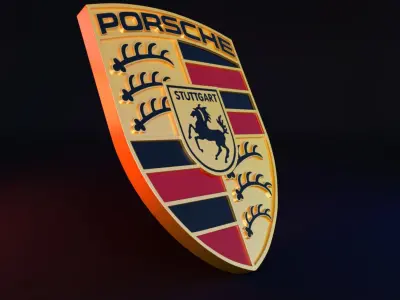 Porsche Logo 3D model