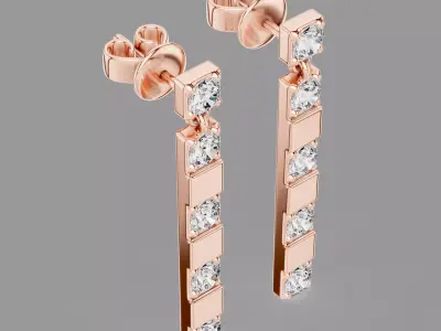 Diamond Drops  3D print model