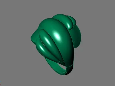 Women Ring Plain Ring Ready STL 3DM Models Womens Rings 3D print model 14