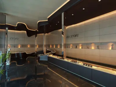 Watch Store interior with hand model included 3D model