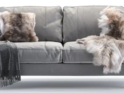 Capri sofa 183 cm 3D model