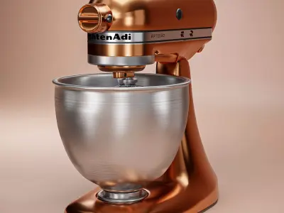 Food Mixer 3D Free 3D model