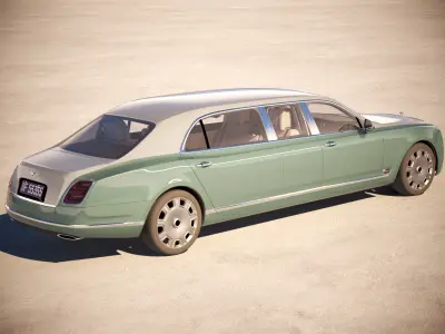 Carat Bentley Mulsanne 2018 Grand Limousine 3D model