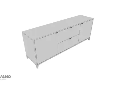 OM TV Stand CASE 091 3D model