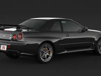 Nissan Skyline GT-R R34 3D model