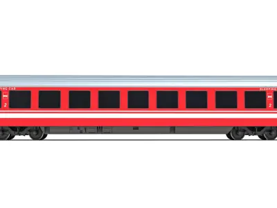 Sleeping Car 3D model