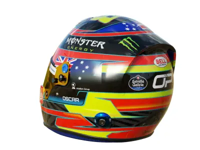 F1 Oscar Piastri Helmet 2025 3D model