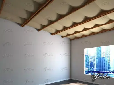 Ceiling 02 Low-poly 3D model