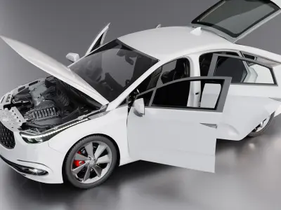 Dosch 3D - Car Details - Sportback 3D model