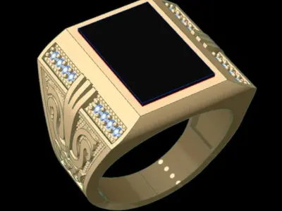 Ki men Lux Ring Free 3D print model