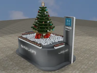 Street Square Design a269c  3D model