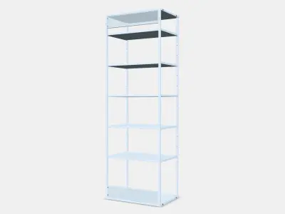 PLATSA Open shelving unit 2 3D model
