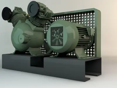 Compressor Motor 3D model