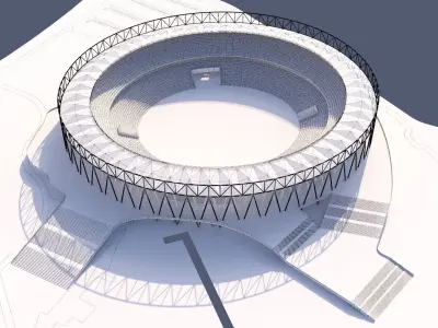 Narendra Modi Stadium 3D model