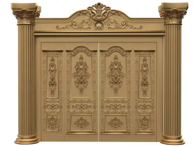 Classic Door Royal 6 3D model