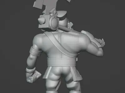  Viking Art Toy 3D model