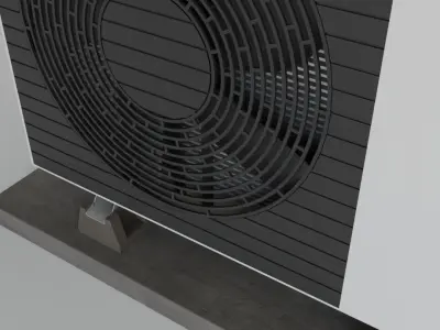 Heat pump 3D model