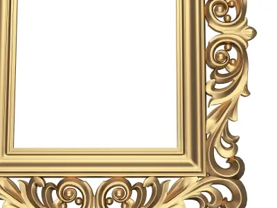 Classic Frame 03 Low-poly 3D model