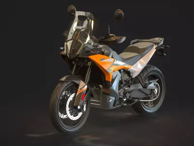 Base model  KTM 890 Adventure 2024 3D model