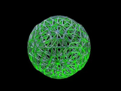 Christmas Light and Ball 3D print model