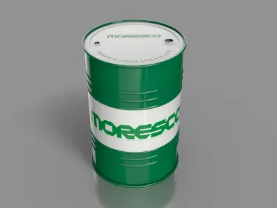 Realistic Moresco Barrel 3D Model Low-poly 3D model