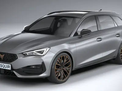 Seat Leon Sportstourer Cupra 2021 3D model