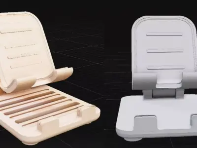 Phone Stand  Smartphone Holder Two Model Pack  3D Print Model 3D print model