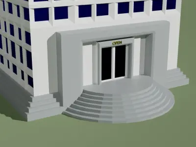 building   Bank 3D model