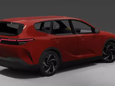 2025 Vinfast Limo Green Limogreen  Low-poly 3D model