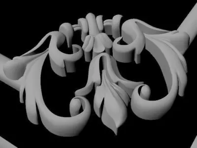 Decor for door 3D model