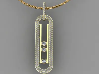 mesika necklace messik 3D print model