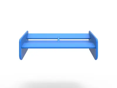 Wing of Supermodified front engine race car V2 Scale 1 to 25 3D print model