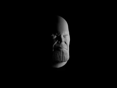Thanos Head Model Free 3D model