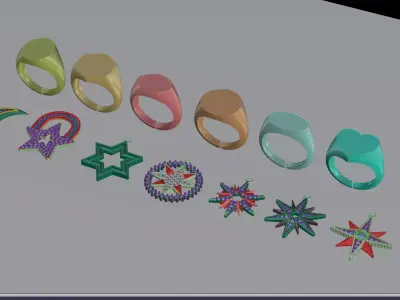 ring pendant Free 3D model