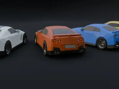 Sport Car Bundle  3D model