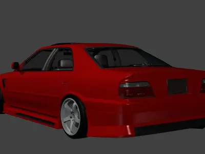  Kazama Promode JZX100 Chaser Body Kit with Grilles 3D model