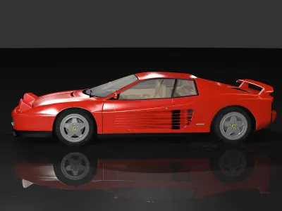 Ferrari Testarossa 3D model