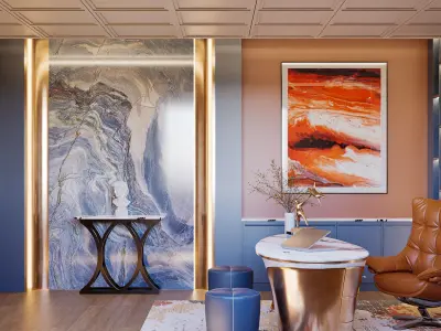 Contemporay Luxury Office 3D model