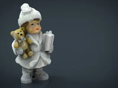 CHRISTMAS ORNAMENTS PACK Low-poly 3D model