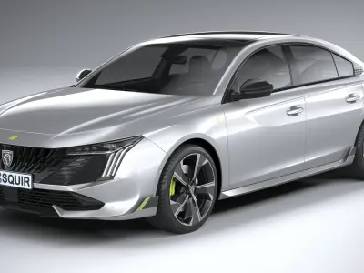 Peugeot 508 PSE 2023 3D model